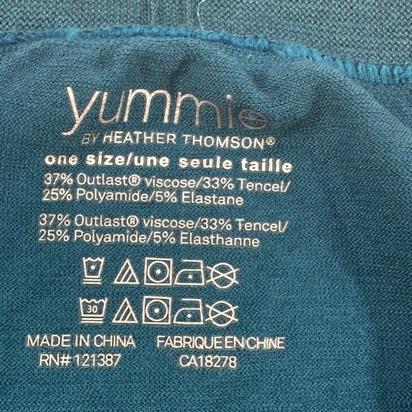 Yummie Women's One Size Fits Small To XL Panty Brief Hi Cut Outlast Blue New - Picture 3 of 8